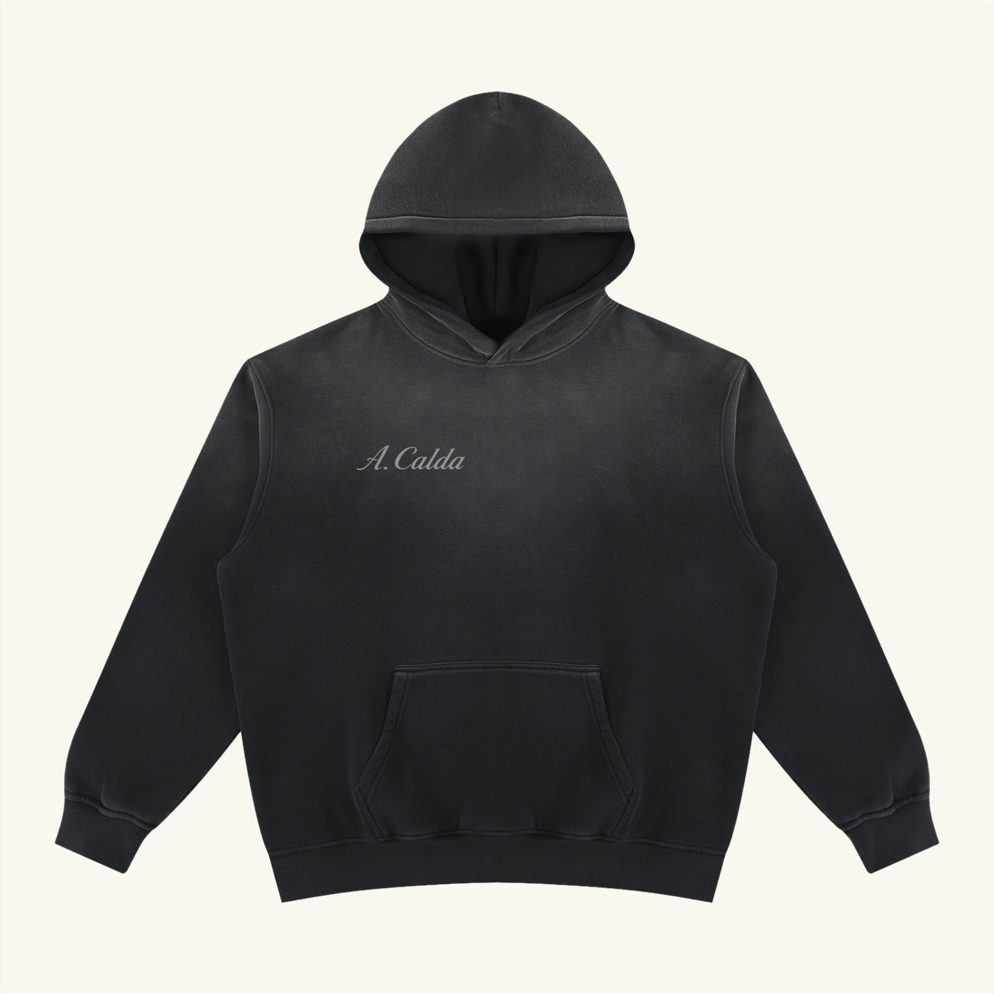 Collection 001 Hoodie flat lay front view