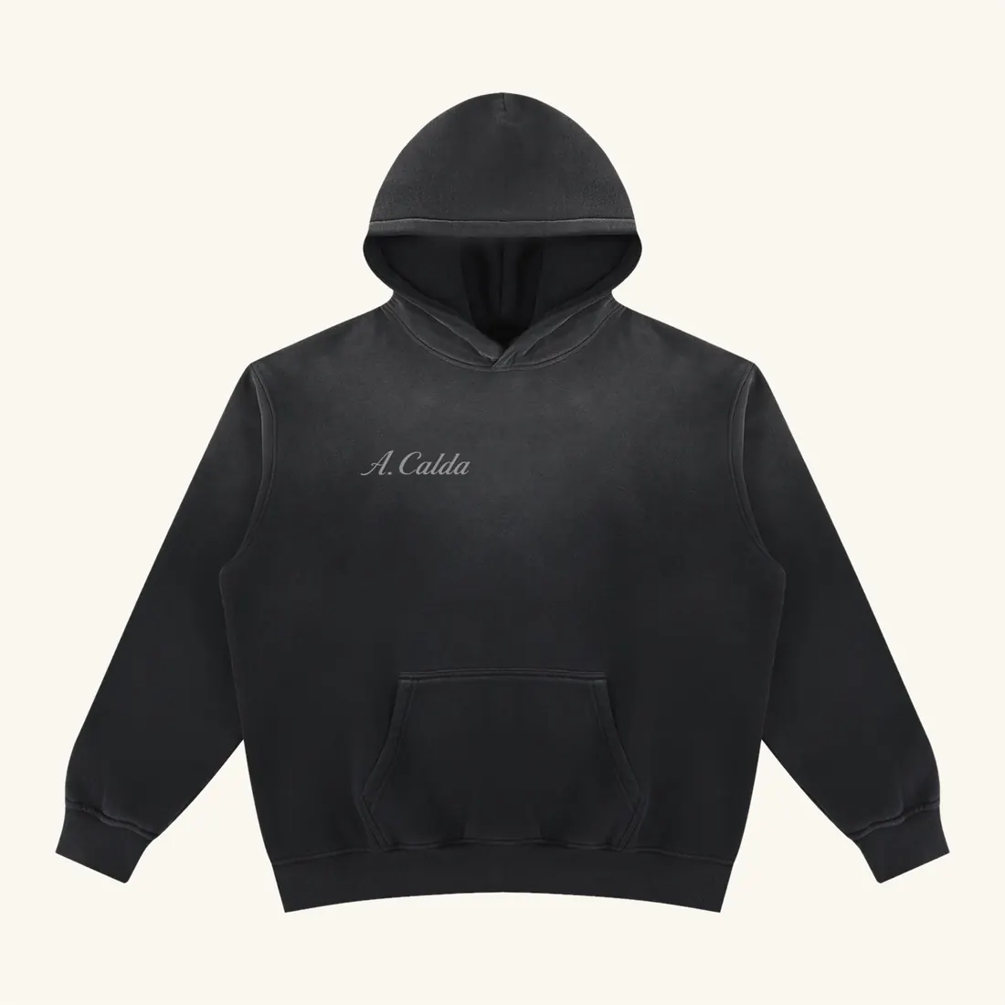 Collection 001 Hoodie flat lay front view
